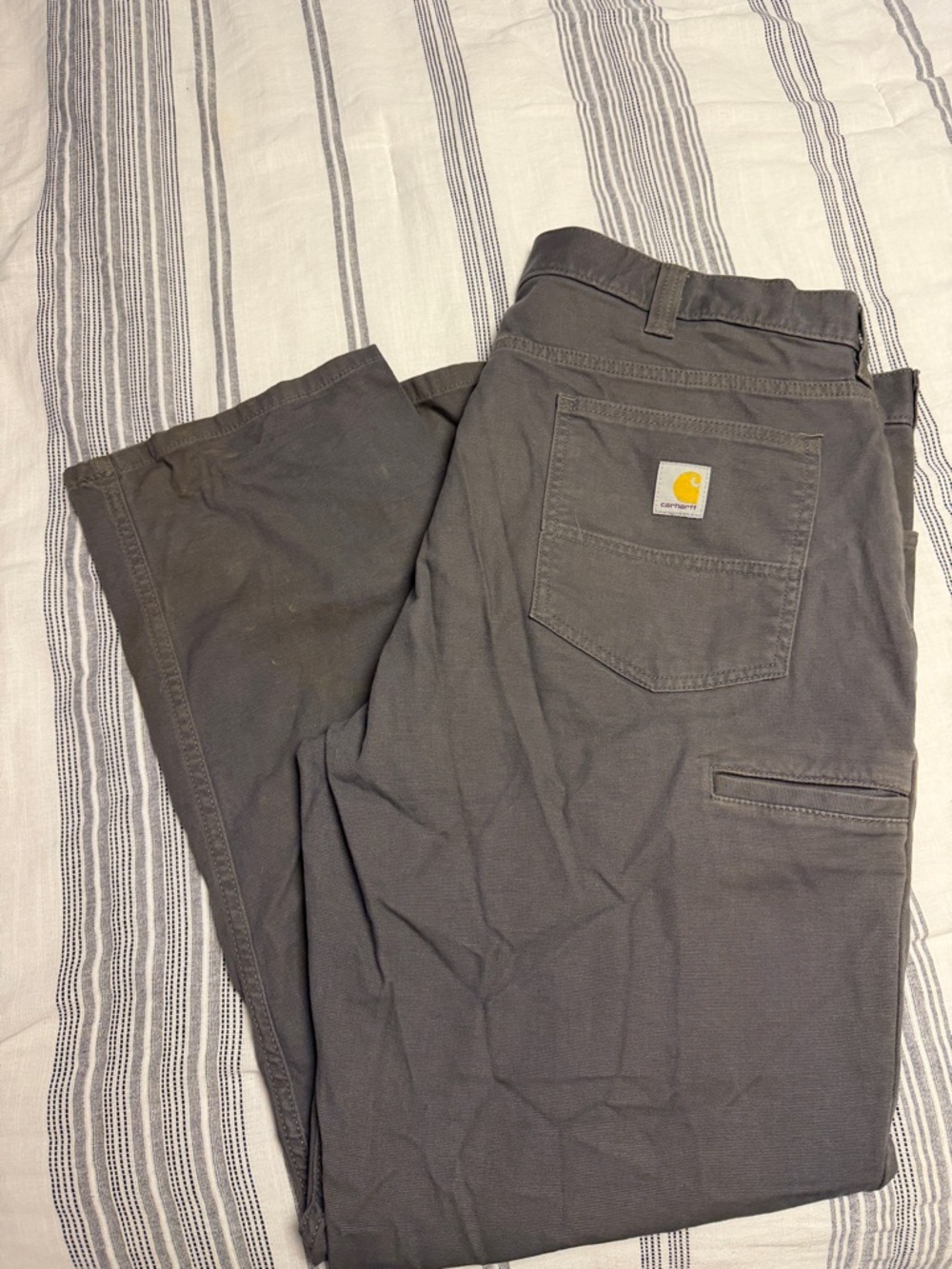 Carhartt Men’s Dark Gray Cargo Work Pants